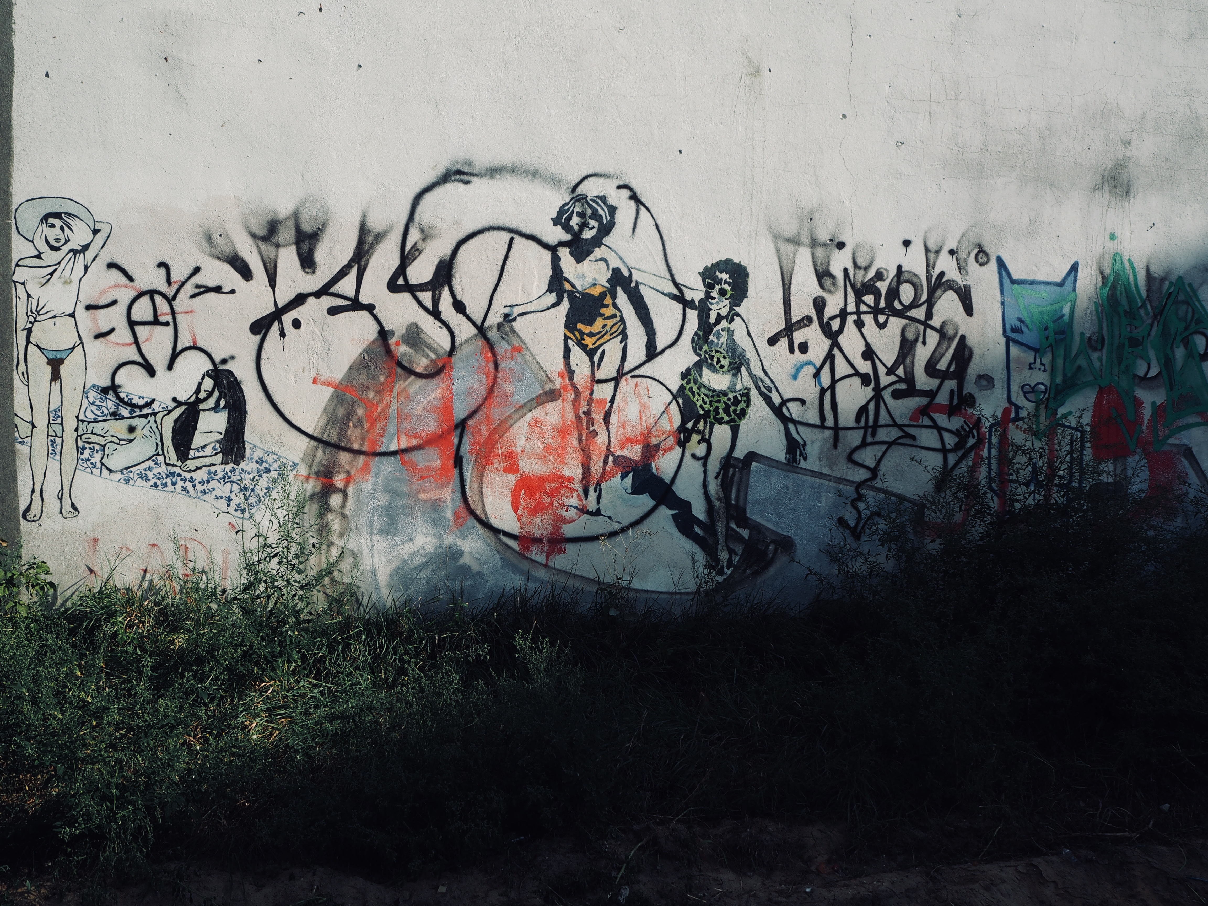 graffiti na ścianie Warszawa Praga